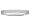 3 mm Brushed Center Comfort-Fit Women's Wedding Band in 14k White Gold