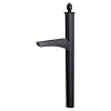 Architectural Mailboxes Coronado In-ground Decorative Mailbox Post, Black
