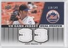 2009 Upper Deck UD Game Jersey Dual #GJJM - John Maine/149