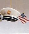 Armed Forces Helmet Ornament Navy