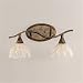 Contemporary / Modern 192 - Swoop Two-Light Bathroom Bar