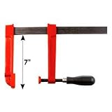 Buy 12 x 7 Deep Throat Bar Clamp By Peachtree Woodworking PW635 by Peachtree Woodworking
