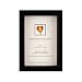 Ebony-black stain 8x10 shadow box for your print or collectibles