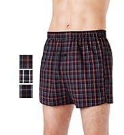 3 Pack Pure Cotton Assorted Boxers