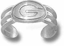 Georgia Bulldogs Sterling Silver ''G'' Toe Ring