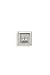 14K White Gold Antique-style Tie Tac with Diamond Center
