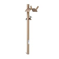 Liberty Garden Products Free Standing Garden Hose Stand With Brass Faucet With 150-Foot Hose Capacity 693-1-Patina