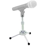 Tiger Pied de micro de table - d'argent