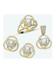 14k Love Knot Set