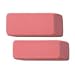 Pencil Eraser, Beveled End, Large, Pink (ITA36520) Category: Cube and Pencil-Top Erasers