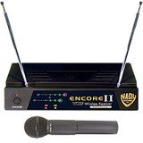 Nady ENCORE2-HT G1 1-Channel DigiTRU Diversity VHF Wireless Microphone System with Hand-Held Mic and Frequency G1, 170.245MHz