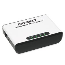 Dymo Corporation Products - Labelwriter Printer Server, Black/Silver - Sold as 1 EA - Easy-to-set up network device connects the Dymo LabelWriter 400/450 series label printer or the LabelWriter 4XL directly to your network, giving members of your workgroup access from their computer. LabelWriter Print Server comes with easy-to-follow instructions, AC power adapter and all the software needed so installation is simple. Windows and Mac network compatible.