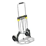 Safco(R) Medium-Size Stow-Away™ Hand Truck, 275 Lb. Capacity, 7in. Wheels