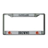 Cleveland Browns Chrome License Plate Frame