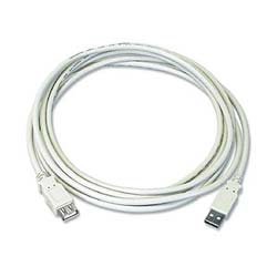 Electronics: USB 2.0 Extension Cable, AM/AF, 6 Ft, Beige