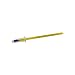 Thermco ACCR0201BLST Accu-Safe Enclosed Chamber Blue Spirit Filled Thermometer, Refigerator, Teflon Coated, -5° to 15°C Range, 0.5°C Division, 125mm Height