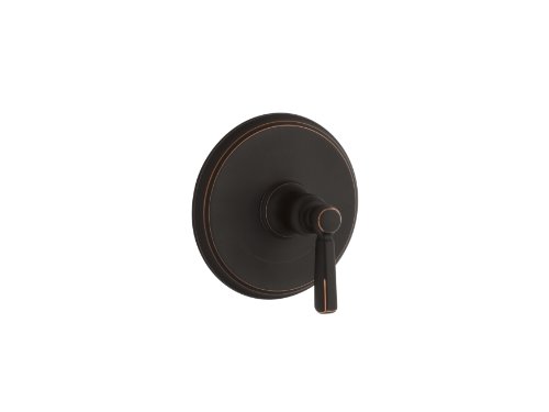 Kohler K-T10593-4-BRZ Bancroft Thermostatic Trim with Metal Lever Handle, Valve Not Included, Oil-Rubbed Bronze