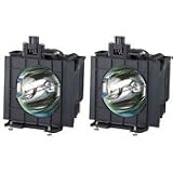 Panasonic ET-LAD57W Replacement Projector Lamp (Pack of 2)