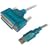 Sabrent USB to DB25 Female Parallel Converter Adapter 6-Foot Cable (USB-DB25F)