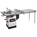 DELTA 36-750B Left Tilt Hybrid Saw 1-3/4HP Motor w/ 50 inch Biesemeyer Fence, Tableboard and Heavy-Duty Miter Gauge