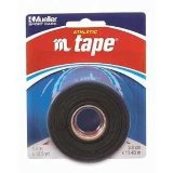M TAPE BLACK 1 1/2 INCH ROLL