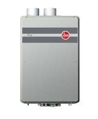 Cheap Rheem RTGH-95DVP Prestige Indoor Direct Vent Liquid Propane Condensing Tankless Water Heater for 3 Bathroom Homes