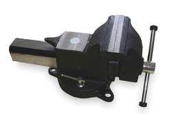 Westward 3FDG9 Combination Bench Vise, 6 1/2 In