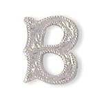 Tandy Leather Alphabet Letter B Screwback Concho 3/4" 1339-02