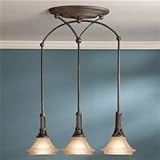 Sedona Bronze Three Light Island-Style Chandelier