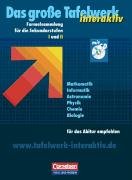 Das große Tafelwerk interaktiv. Inkl. CDROM: Ein Tabellen- und Formelwerk für den mathematisch-naturwissenschaftlichen Unterricht in den Sekundarstufen I und II