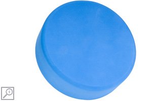 Round Foam Yoga Block 8.5 x 3 - BLUE
