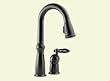 Delta 9955-RB-DST Victorian Single Handle Pull Down Bar/Prep Faucet Venetian Bro