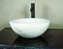 Stone Vessel Sink Stone Bowl LUX-ALEXA: 16.5 "W x 5.5 "H x 16.5 "Depth