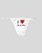 White Thong with I Love Hellfire