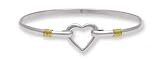 Heart Bangle Bracelet