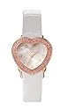 Betsey Johnson Women's Rose Gold Tone Pink Stone Accented Watch #BJ2074