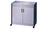 Hostess HL6232 Console Hostess Trolley - Brushed Stainless Steel