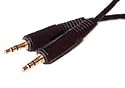 5m Gold Stereo Audio Gold 3.5mm Jack to Jack lead for PC soundcard to speakers, PC to TV etc. Jack audio cable 5 metres