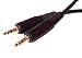 1.2m Gold Stereo Audio Gold 3.5mm Jack to Jack lead for PC soundcard to speakers, PC to TV etc. Jack audio cable 1.2 metres