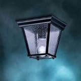 Kichler Black (Painted) Outdoor Flush Mount 1 Light Incandescent 9859BK