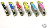 6PK Epson T078(1PK-T0781 1PK-T0782 1PK-T0783 1PK-T0784 1PK-T0785 1PK-T0786) Replacement Ink Cartridges for Epson Stylus Photo R260 R280 R380 RX580 RX595 RX680 by PRITOP