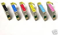 6PK Epson T078(1PK-T0781 1PK-T0782 1PK-T0783 1PK-T0784 1PK-T0785 1PK-T0786) Replacement Ink Cartridges for Epson Stylus Photo R260 R280 R380 RX580 RX595 RX680 by PRITOP