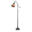 Quoizel Timeless Task Collection Pomez Tiffany Floor Lamp