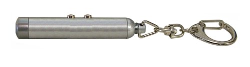Super Micro Red Laser Pointer & LED Keychain - 2FXLK