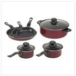 Malibu Creations 13411 Deluxe Cookware Set - 9-Piece product image