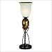 ADVOCATE TABLE TORCHIERE OIL RUBBED BRONZE FINISH