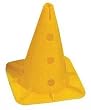 Hoop & Hurdle Cones - 12", Yellow - Sports Games - Set of Three (3)