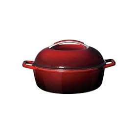 KitchenAid 12-Inch Cast-Iron Chicken Fryer, Garnet by KitchenAid