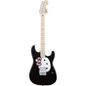 Fender Squier Hello Kitty Strat, Black