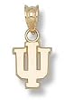 Indiana Univ "Iu" 3/8" Charm/Pendant